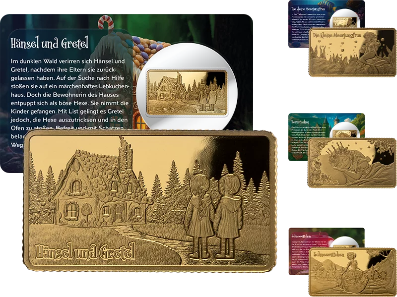 Goldbarren-Kollektion: Goldener Märchenzauber