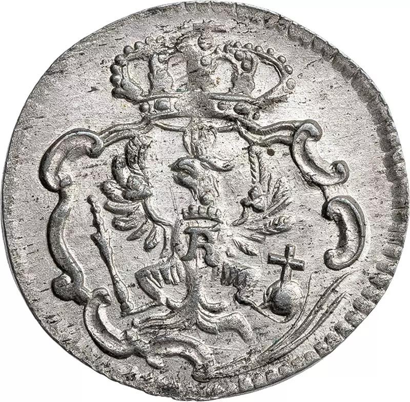1 Mariengroschen Ostfriesland Köngi Friedrich II. 1752-1757