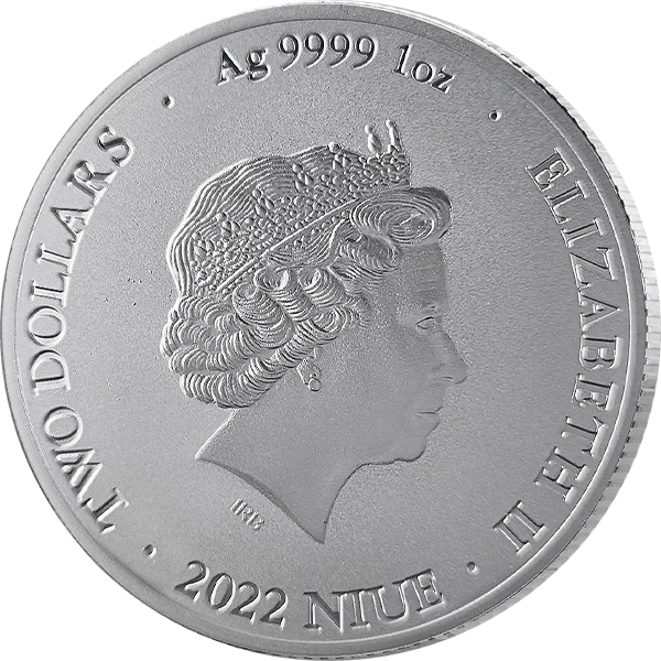 1 Unze Silber Niue Bitcoin 2022