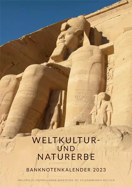 Banknotenkalender Weltkultur- und Naturerbe 2023