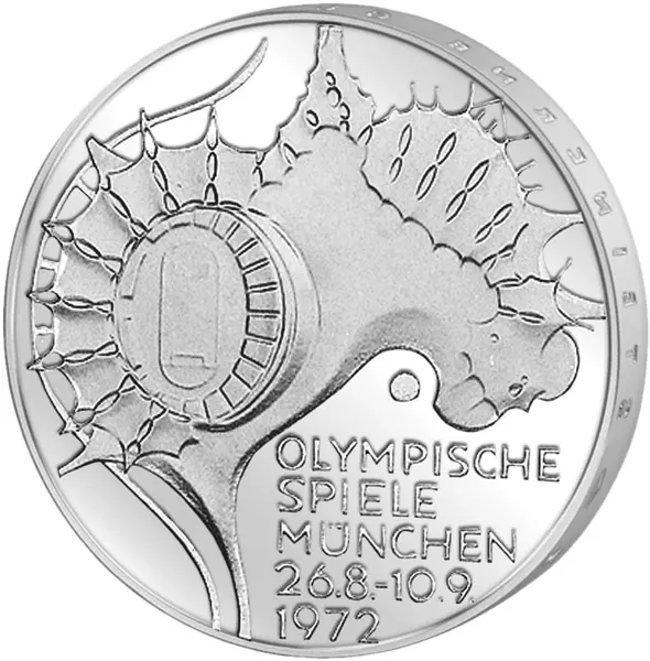 10 DM BRD Olympia V - Stadion Zeltdach 1972