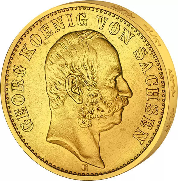 20 Mark Sachsen König Georg 1903 20 Mark Sachsen König Georg 1903