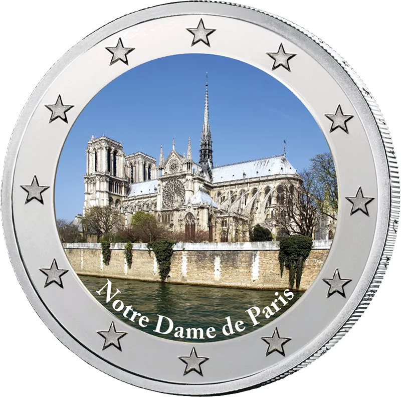 2-Euro-Künstlerausgabe Notre Dame Paris