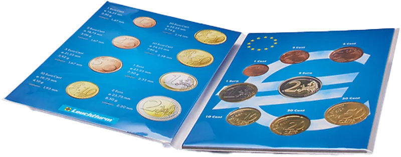 Münzkarte für Euro-Kursmünzensätze