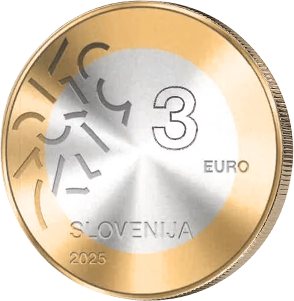 3 Euro Slowenien Europäische Kulturhauptstadt Nova Gorica - Gorizia 2025