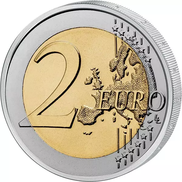2 Euro Luxemburg 100. Geburtstag des Großherzogs Jean Hologramm 2021