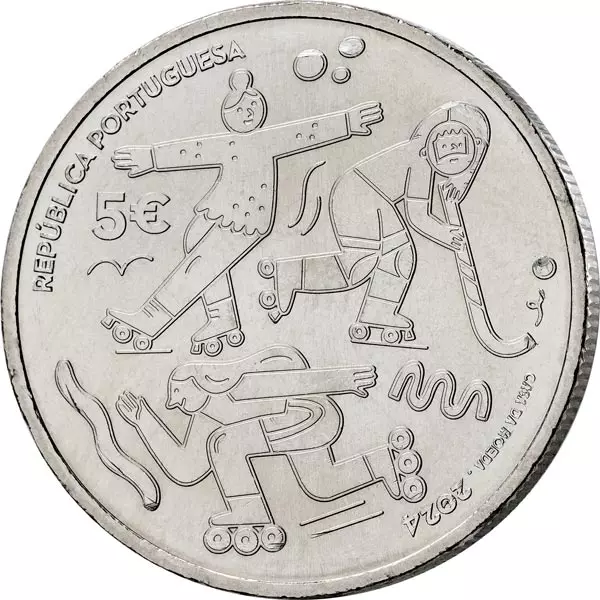 5 Euro Portugal 100 Years of the Portuguese Skating Federation 2024