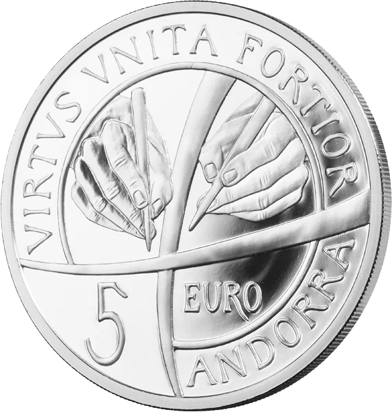 5 Euro Andorra 25 Jahre Verfassung von Andorra 2018