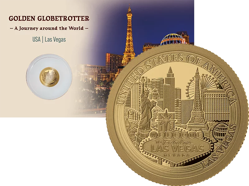 1.000 Francs Gabun Golden Globetrotter - Las Vegas USA 2026