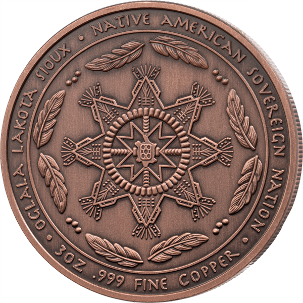 1 Dollar Oglala-Lakota-Siuox  History of Sioux - Great Sioux Council 2027