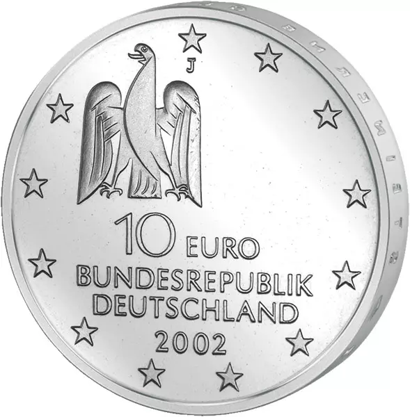 10 Euro BRD Documenta Kassel 2002 Stempelglanz (J)