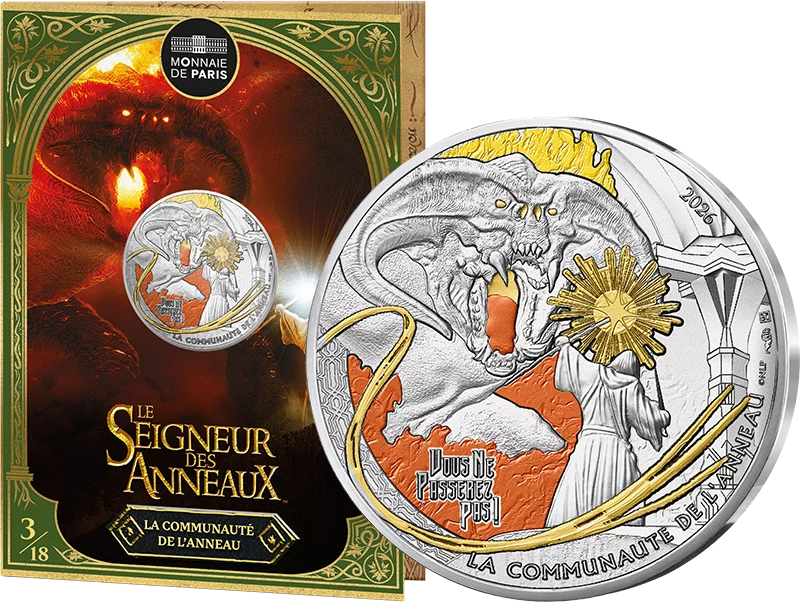 10 Euro Frankreich Gandalf kämpft mit dem Balrog 2026