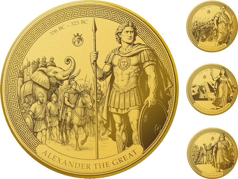 Gold-Kollektion: Herrscher der Weltgeschichte