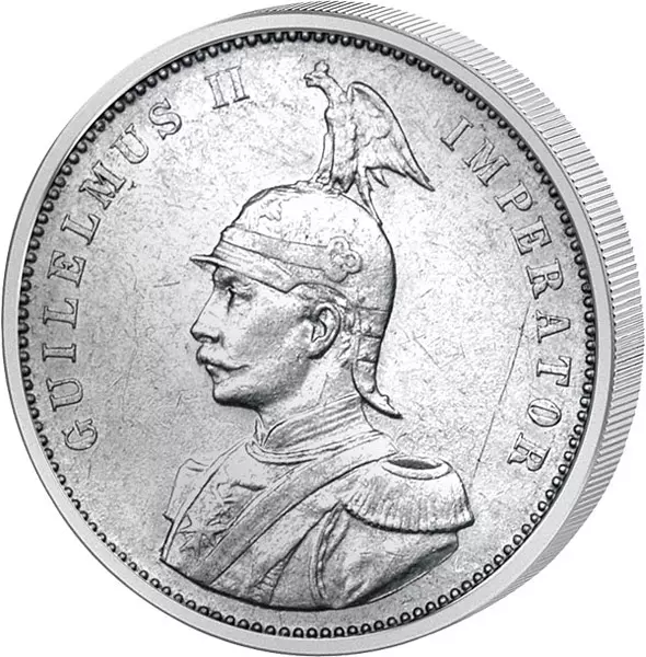 1 Rupie Deutsch-Ostafrika Kaiser Wilhelm II. 1904-1914 Sehr schön