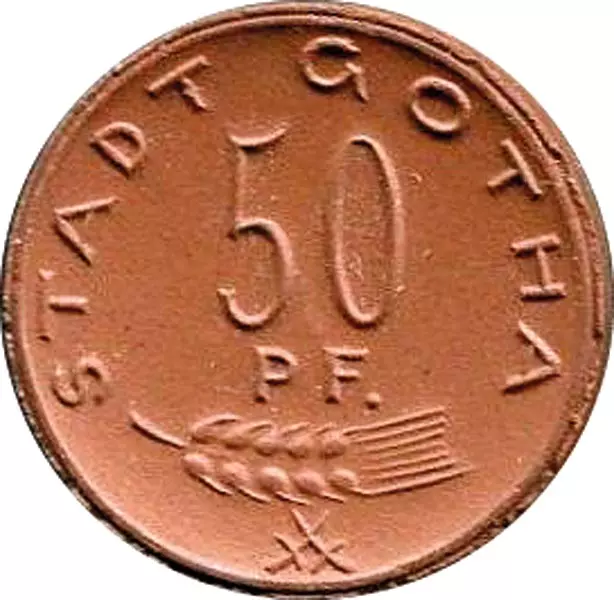 50 Pfennig Gotha 1921 50 Pfennig Gotha 1921