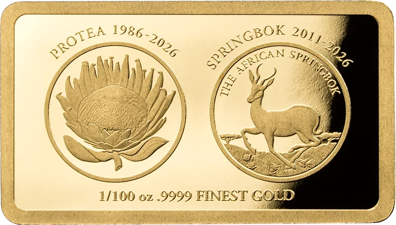10 Francs Burundi Protea & Springbock 2026