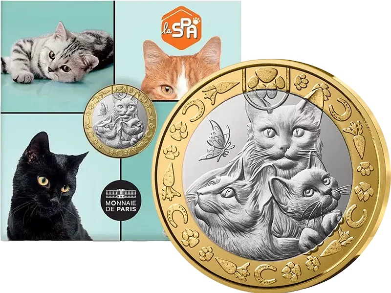 5 Euro Frankreich Lieblingshaustiere - Katzen 2025