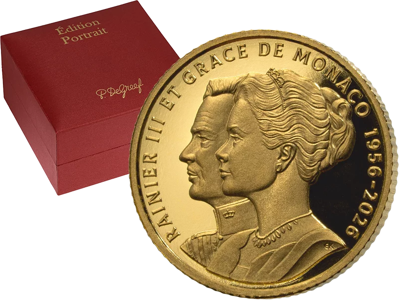 1.000 Francs Guinea 70. Jahrestag der Hochzeit von Grace Kelly und Fürst Rainier 2026