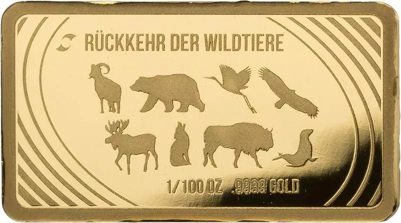 Goldbarren Rückkehr der Wildtiere - Otter 2022