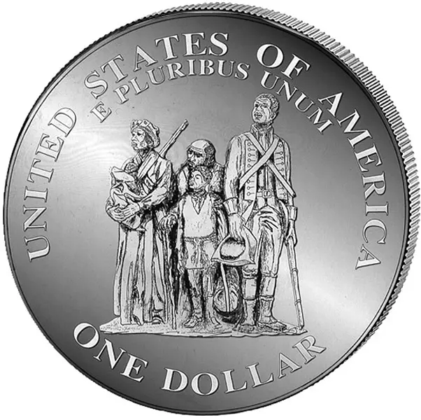1 Dollar USA Farbige Patrioten 1998