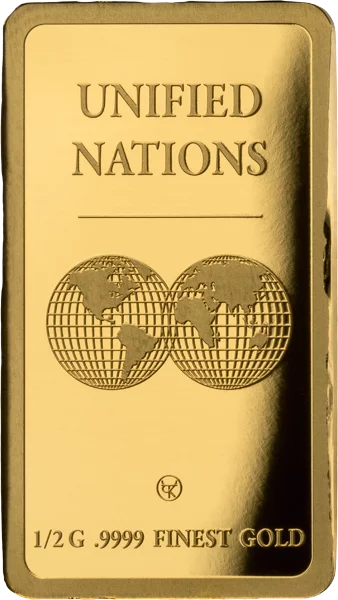 Goldbarren-Kollektion: Unified Nations Welterbestätten
