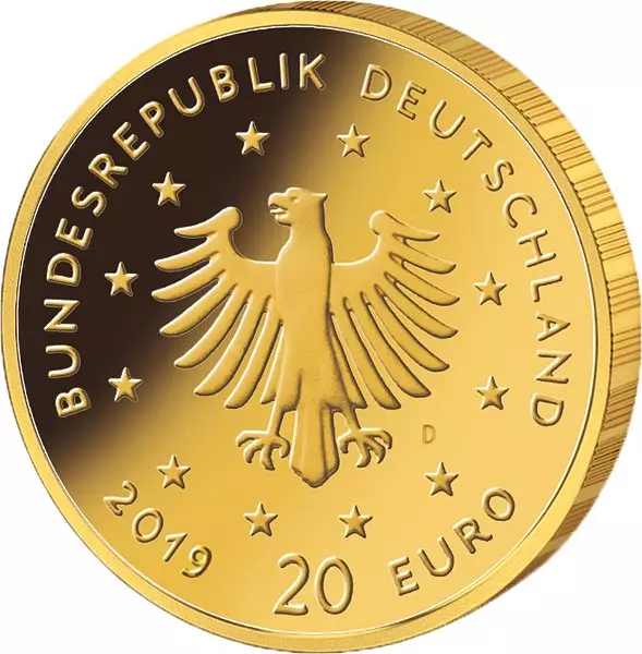 20 Euro BRD Heimische Vögel Wanderfalke 2019