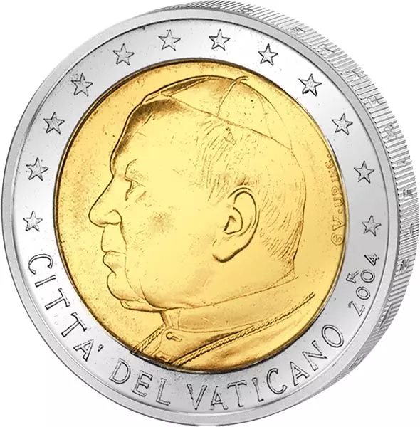 Euro-Kursmünzensatz Vatikan 2004