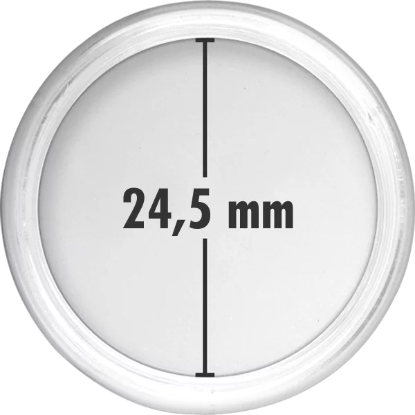 Leuchtturm1917 Münzkapseln ULTRA – 10 Stück, 40 Mm Innendurchmesser, Glasklar & Kratzfest