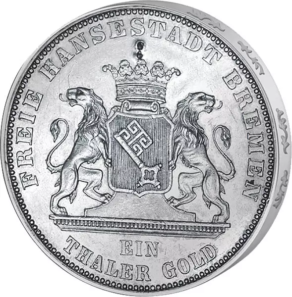 Taler Bremen Jubelfeier 1863