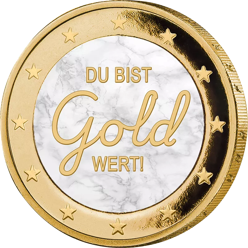2-Euro-Premiumausgabe Du bist Gold wert inklusive Schlüsselanhänger