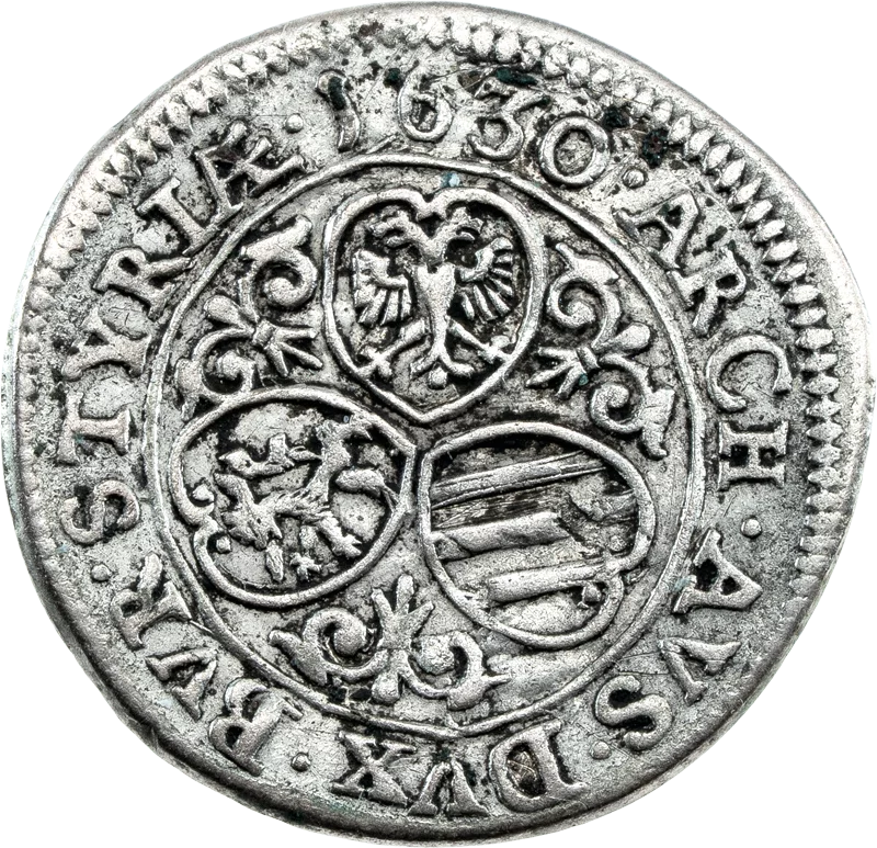 3 Kreuzer Römsich-Deutsches-Reich Kaiser Ferdinand II. 1620- 1637