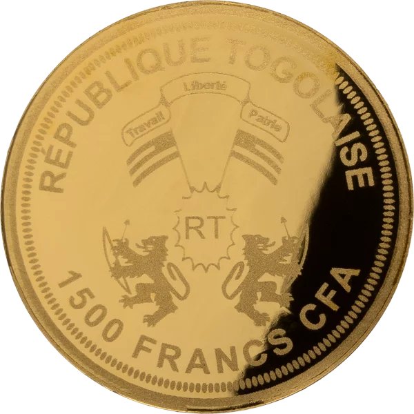 1.500 Francs Togo Golden Fellows Papagei 2025