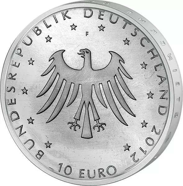 10 Euro BRD 200 Jahre Grimms Märchen 2012 Stempelglanz