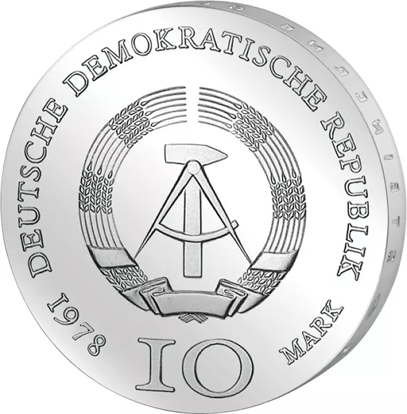 10 Mark DDR Justus von Liebig 1978 Stempelglanz