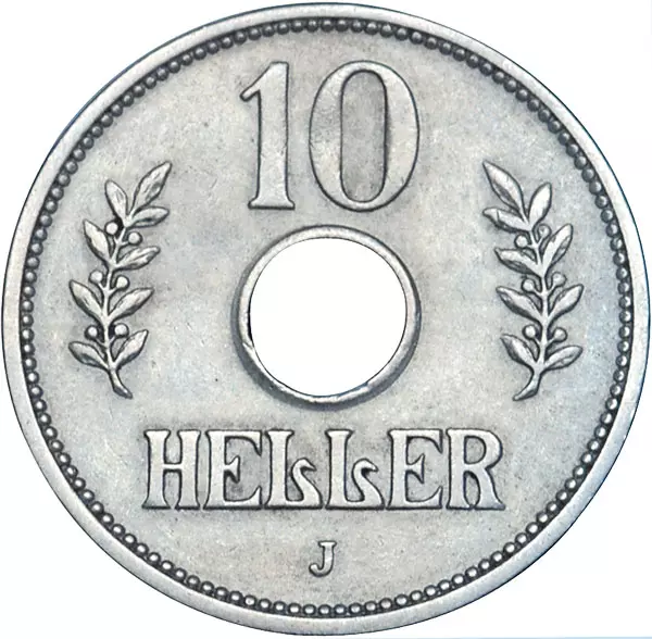 10 Heller Deutsch-Ostafrika Kronenwappen 1908-1914 sehr schön