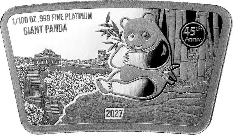 10 Dollars Salomonen Giant Panda 1982 Platin 2027