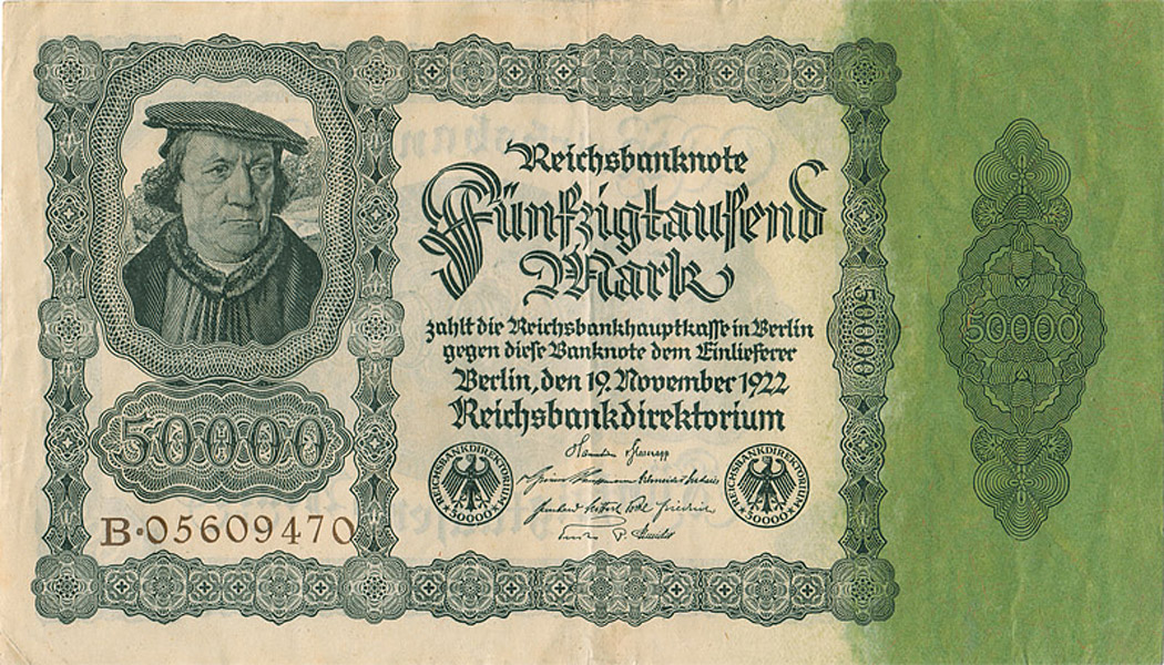 Reichsbanknoten 1920 – 10, 50, 100 Mark Reproduktion, Pick 67–69, Hochwertiger Druck, Für Sammler & Film