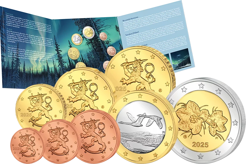 Euro-Kursmünzensatz Finnland 2025