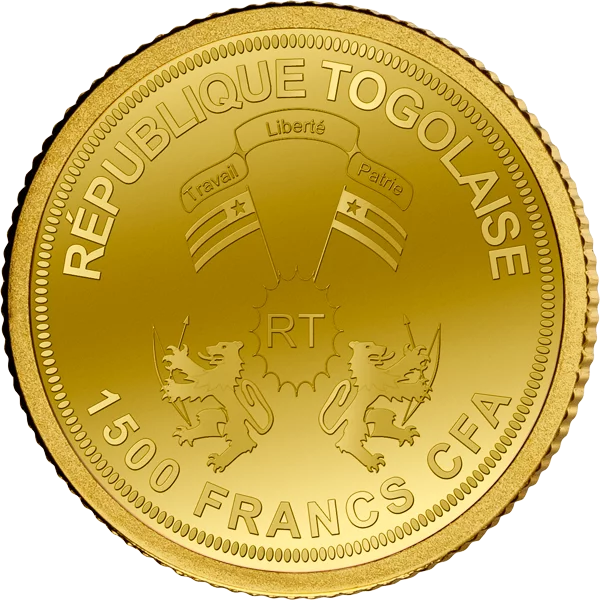 1.500 Francs Togo Papst Franziskus 2025