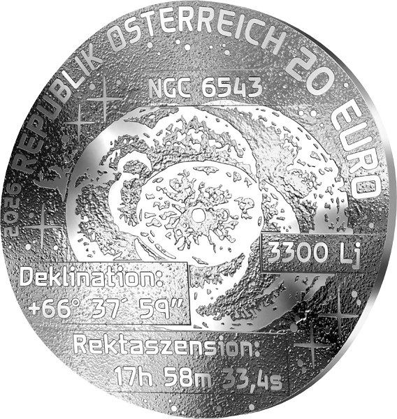 20 Euro Österreich Schönheit des Universums - Katzenaugennebel 2026