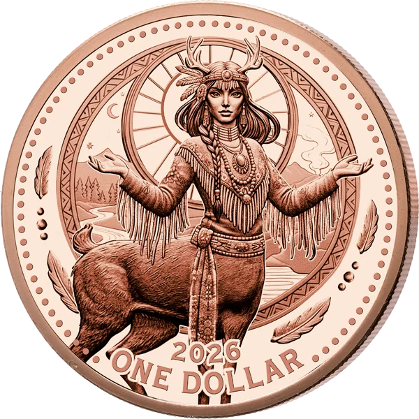1 Dollar USA Mesa Grande Deer Woman 2026