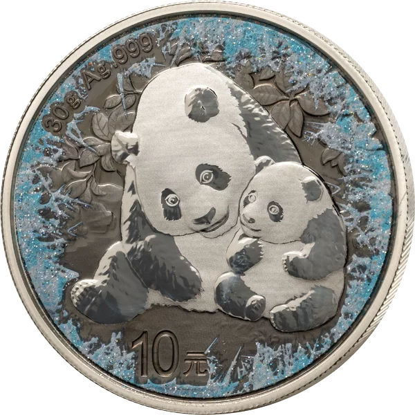 10 Yuan China Premium Panda Selection 2024 mit Schwarz-Ruthenium 10 Yuan China Premium Panda Selection 2024 mit Schwarz-Ruthenium