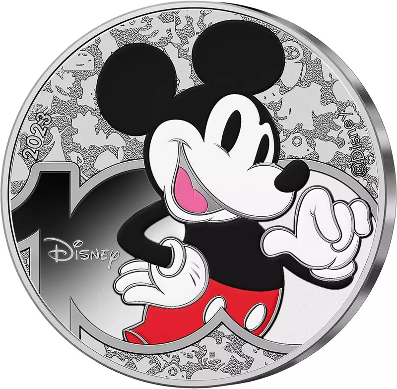 10 Euro Frankreich 100 Jahre Disney - Mickey Mouse 2023 im offiziellen Blister