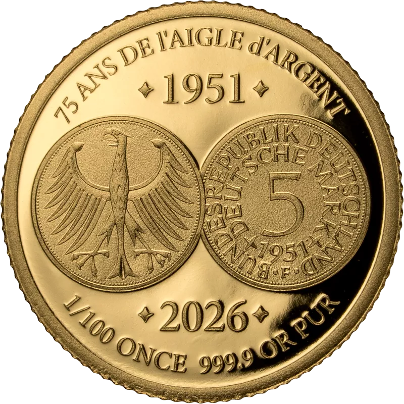 1.500 Francs Togo 75 Jahre Deutscher Silberadler 2026