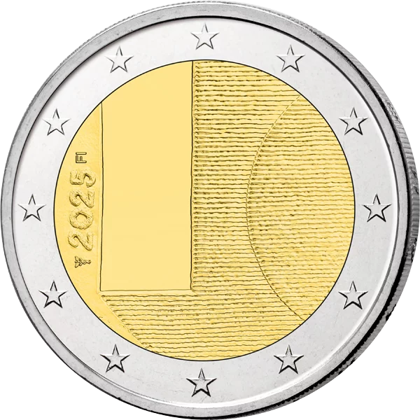 2 Euro Numisbrief Finnland Diplomatie Außenpolitik 2025