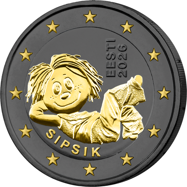 2 Euro Estland Sipsik 2026 Golden Enigma Edition