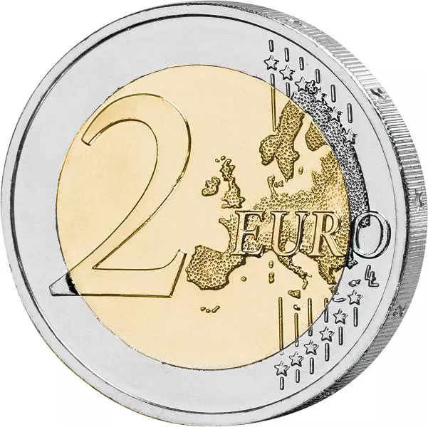 2 Euro San Marino 500. Todestag von Leonardo da Vinci 2019