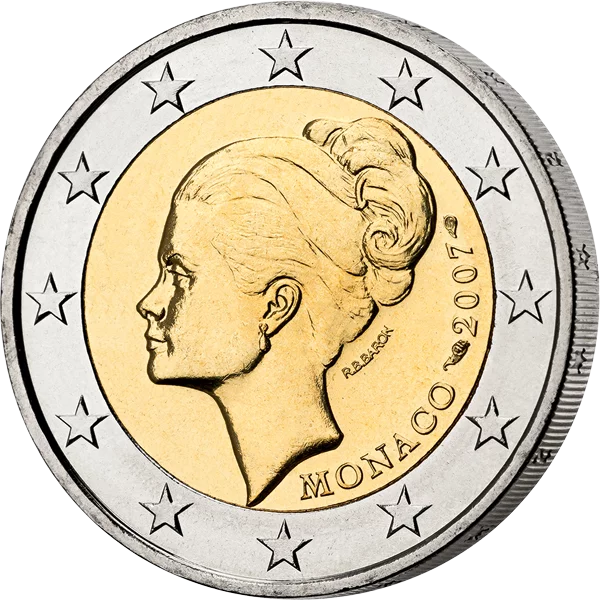 2 Euro Monaco 25. Todestag Grace Kelly 2007