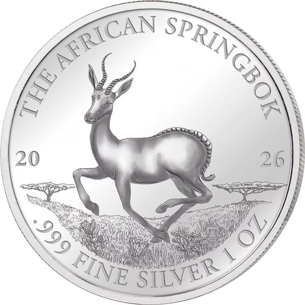 1 Unze Silber Burundi Springbock 2026