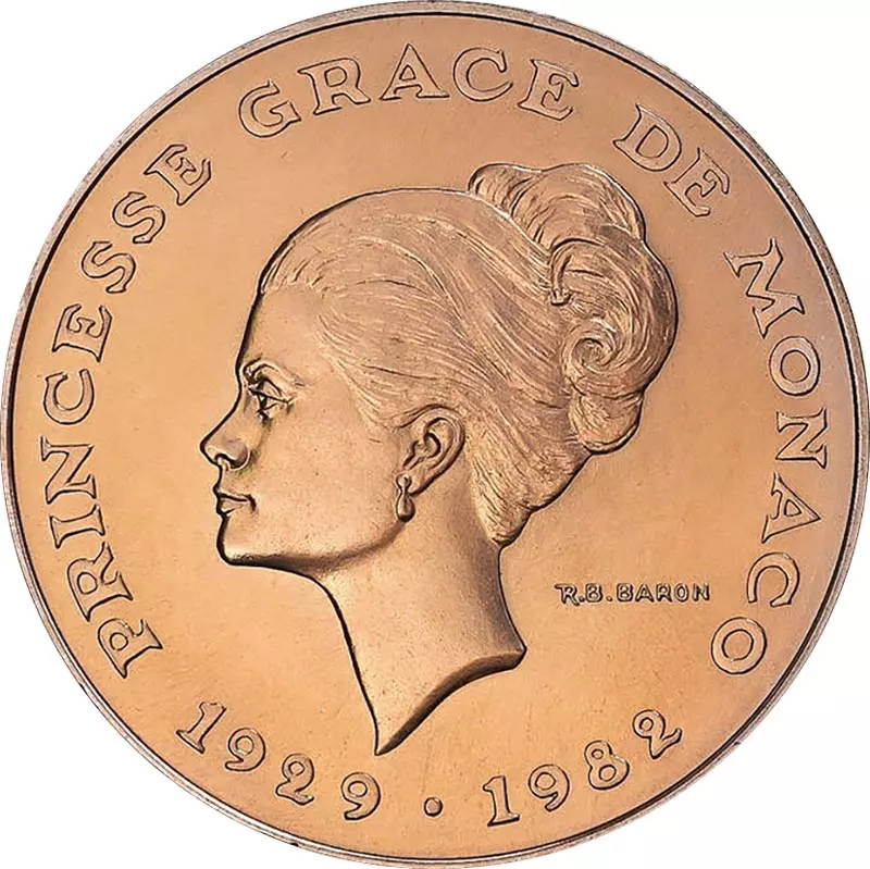 10 Francs Monaco Grace Kelly 1982
